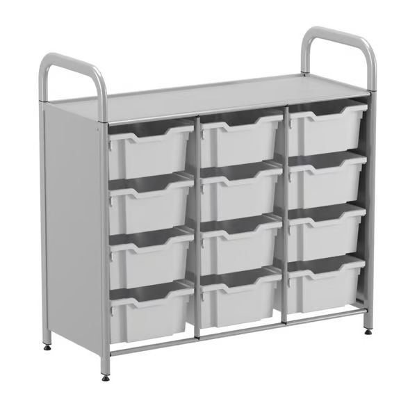 Gratnells Callero Custom Low Level 12-Deep Tray Starter Unit - Your Ideal Storage Solution