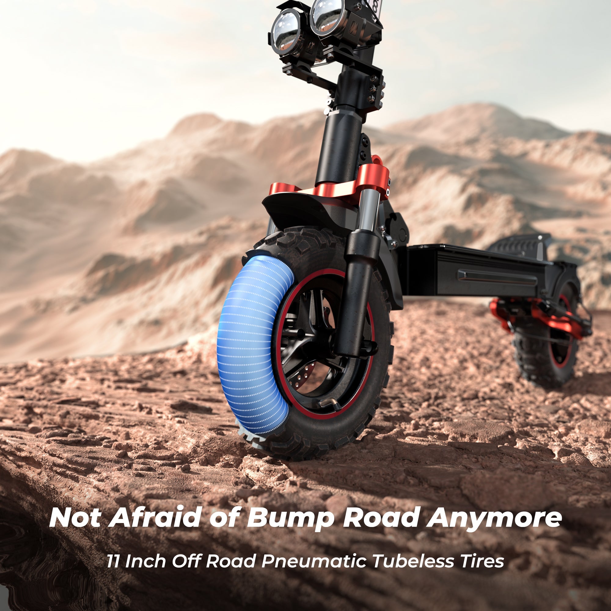 iScooter iX5S 1000W Electric Scooter with 11' Off-Road Tires - Your Ultimate Adventure Companion