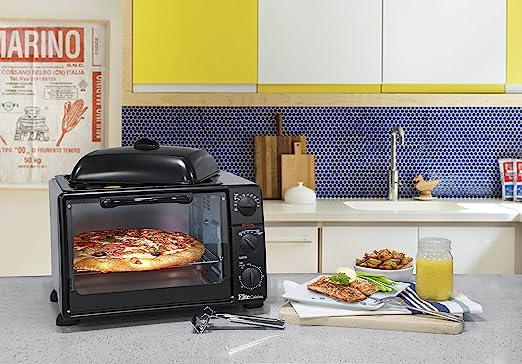 Elite 6-Slice Multifunctional Toaster Oven with Rotisserie - Your Kitchen's All-in-One Wonder