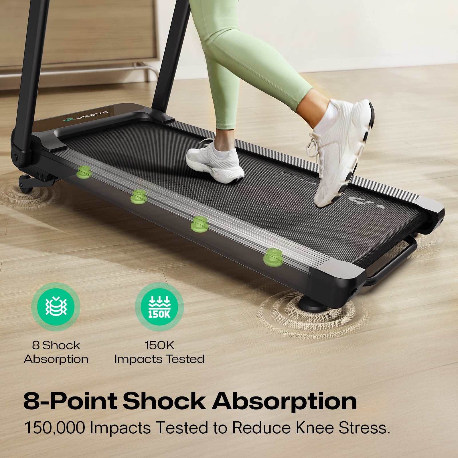 UREVO Foldi 3S Adjustable Treadmill - Your Ultimate Home Fitness Solution