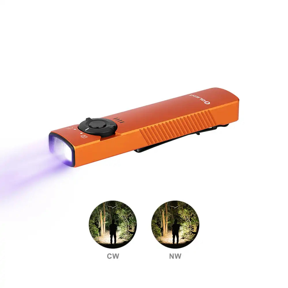 Olight Arkfeld UV Flashlight with Green Laser & White Light