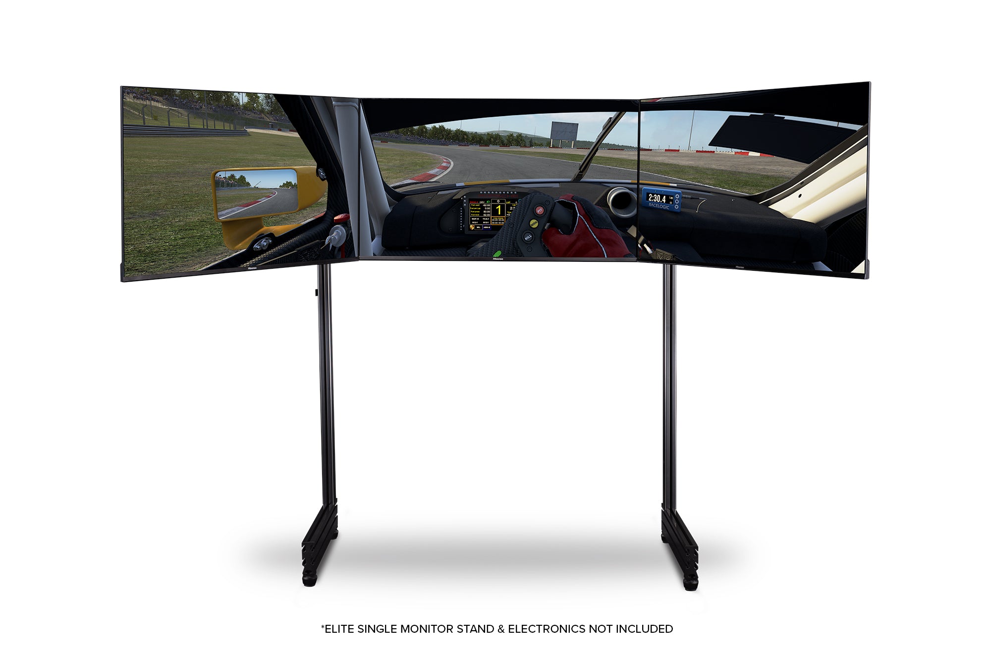 Next Level Racing NLR-E006 Elite Triple Monitor Stand Add-On - Carbon Grey
