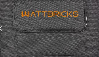 WattBricks 120W Ultra-Portable Solar Powerhouse