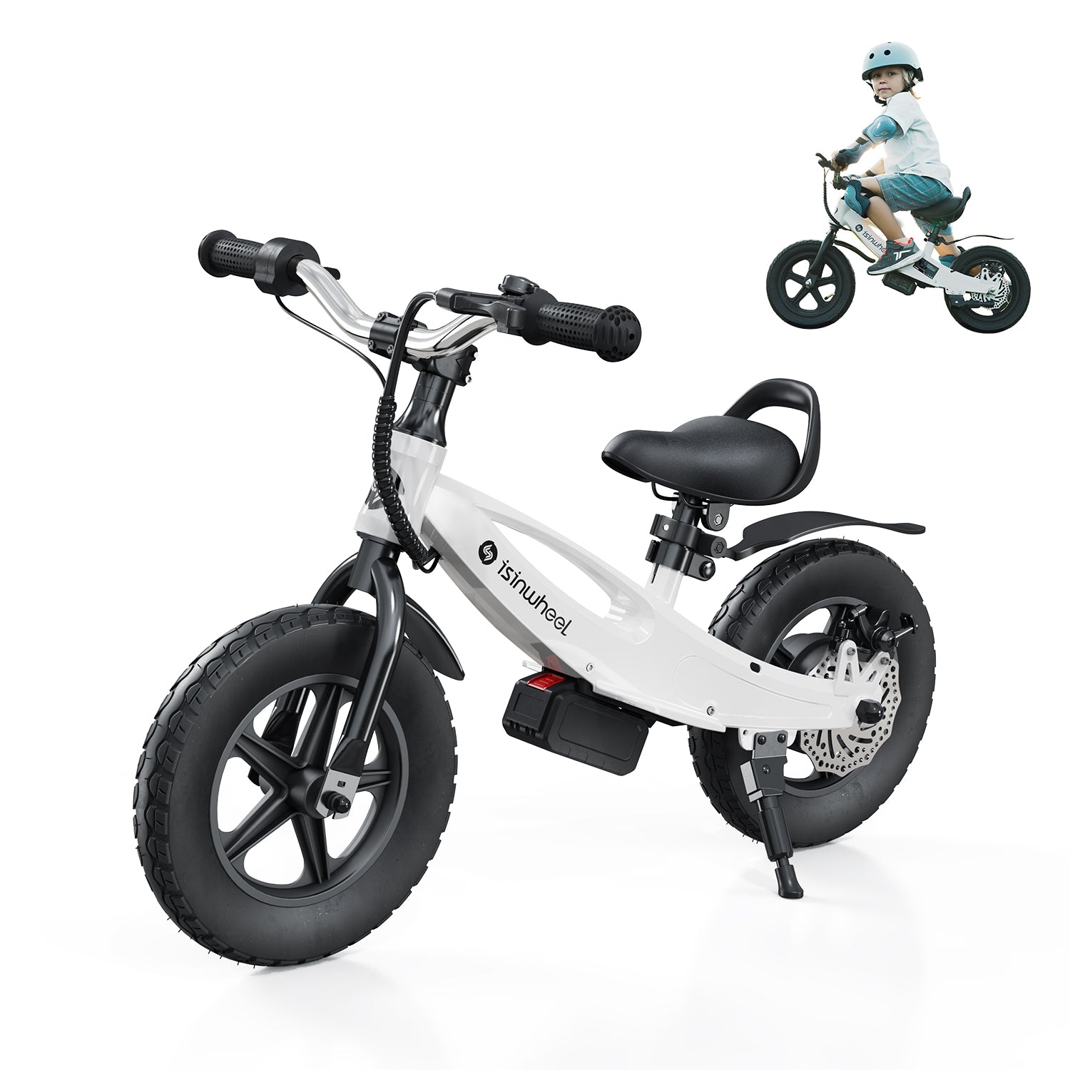 isinwheel SK12 Kids' Electric Adventure Bike