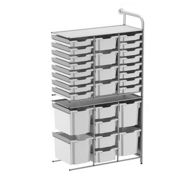 Gratnells Callero Tall Flexi Storage Adder Unit - Organize Your Classroom Effortlessly