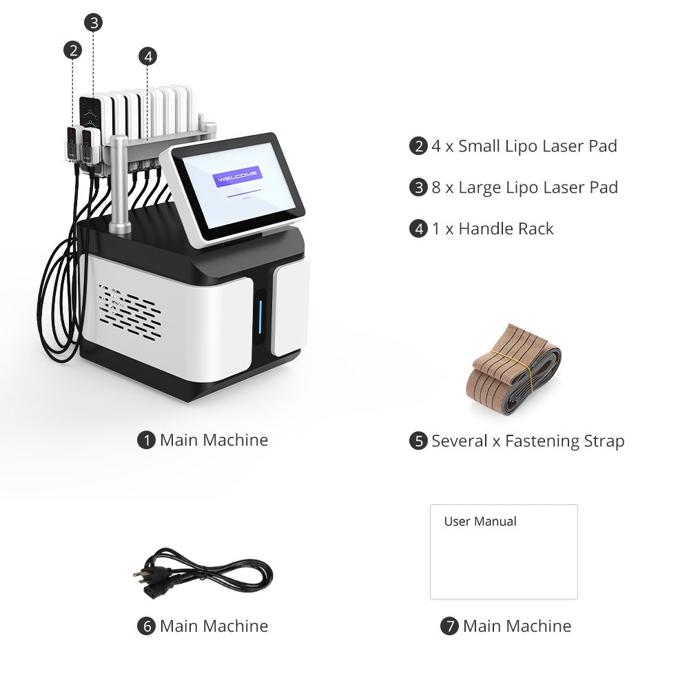 6D Body Sculpting LED Laser: Shape Tactics with 6 Wavelengths for Effortless Slimming
