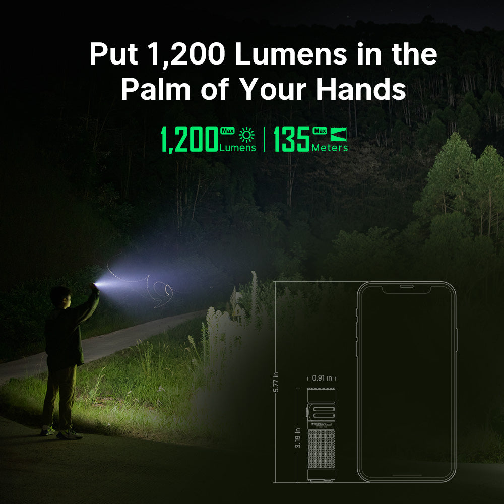 Olight's Ultra-Powerful and Compact Warrior Nano Flashlight