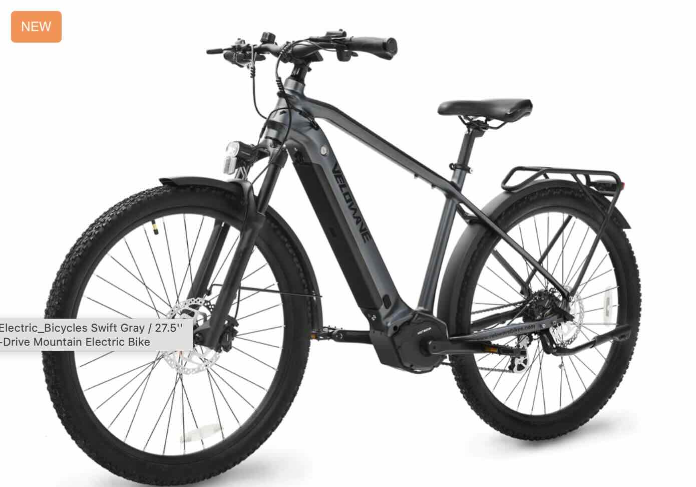 Velowave Swift M Mid-Drive Electric Mountain Bike - Your Adventure Companion