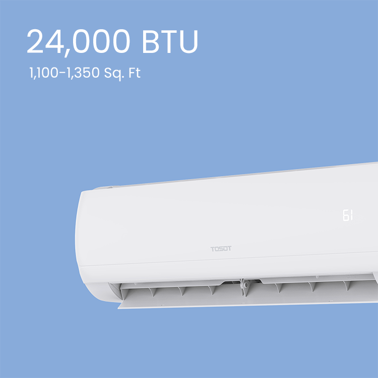 TOSOT 24,000 BTU Mini-Split Heat Pump Air Conditioner - Your Ideal Cooling Solution