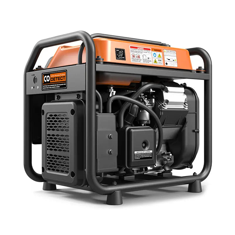 Genmax GM3500Xi Open Frame Gas-Powered Inverter Generator for RVs - 3500 Peak Watts