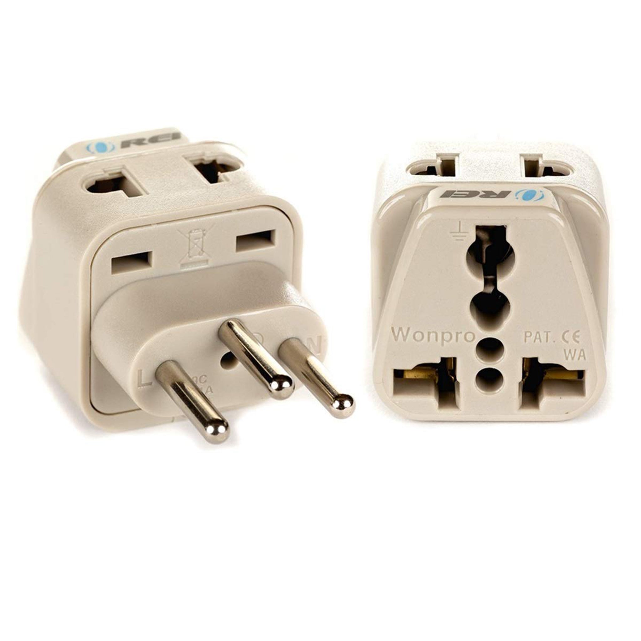 OREI DB-11A Compact 2-in-1 Travel Adapter for Switzerland & Rwanda