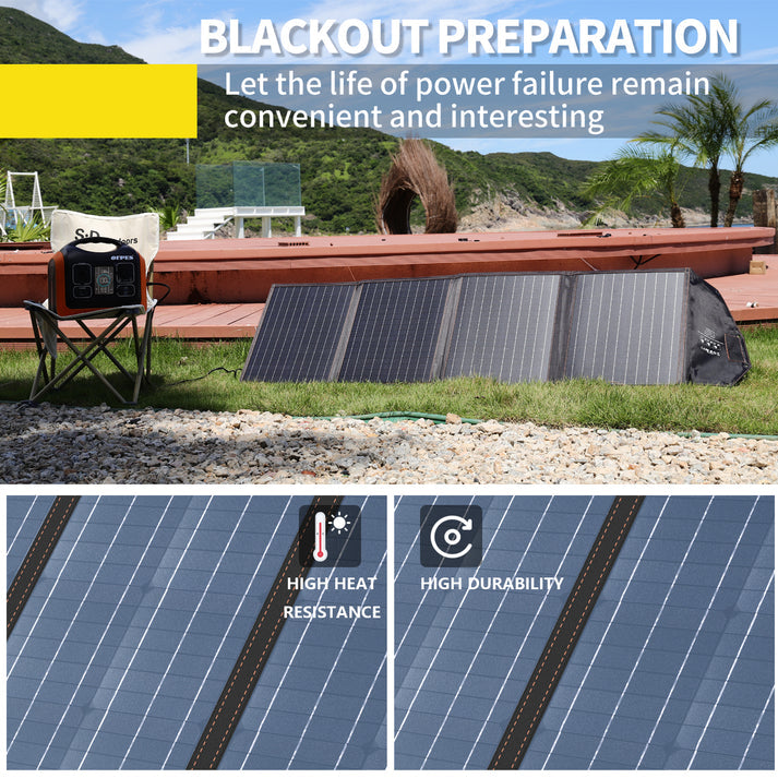 OUPES 100W Ultra-Portable Solar Powerhouse