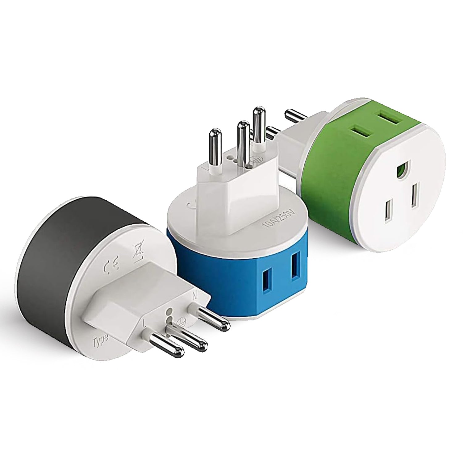 Compact Switzerland Travel Adapter - 2-in-1 Type J (US-11A)