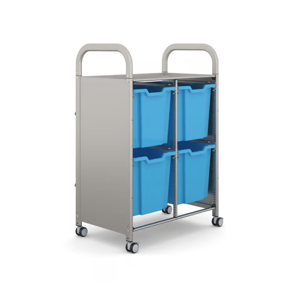 Gratnells Callero Double Metal Cart - The Ultimate Learning & Office Organization Solution