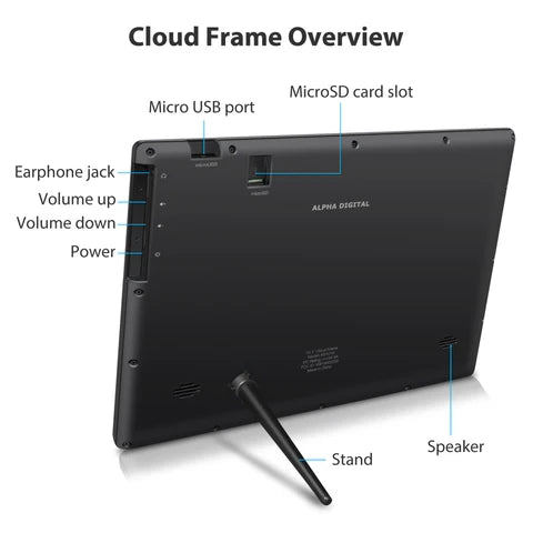 Sungale Alpha Digital 10 Cloud Frame - KS1016: Your Memories, Beautifully Displayed