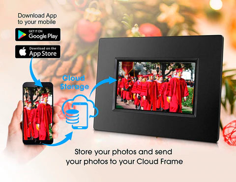 Sungale Alpha Digital 7 Cloud Frame - Share & Display Your Precious Memories