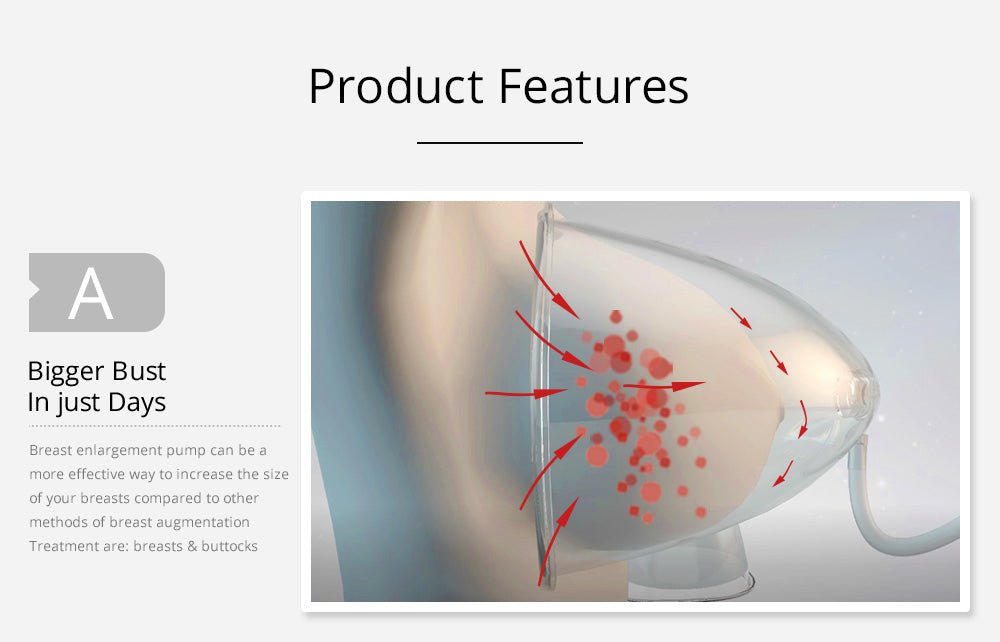 Shape Tactics - 120ml Vacuum Breast Enhancement Massager