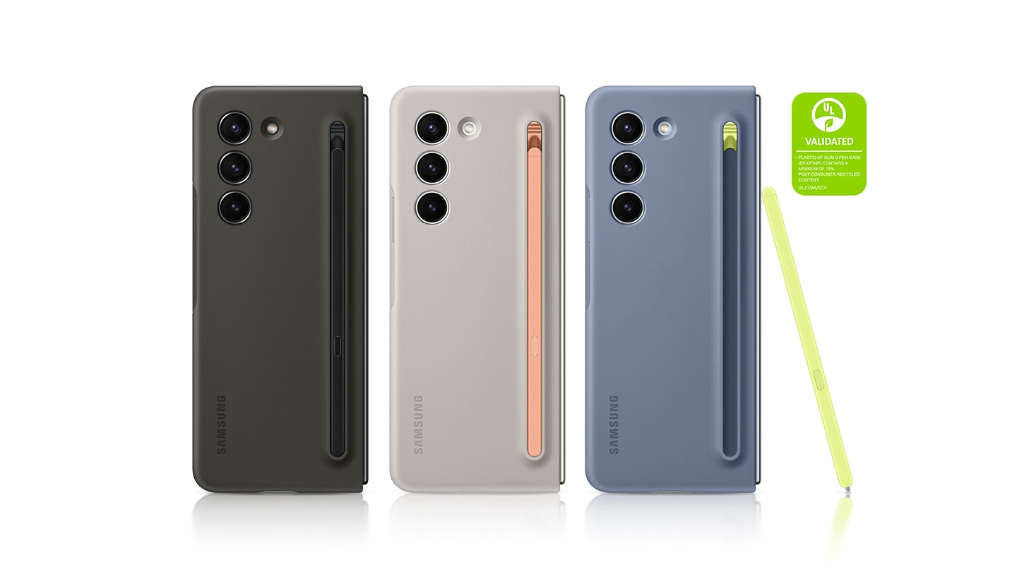 Graphite Slim S Pen Case for Samsung Galaxy Z Fold5 - Boost Your Productivity and Style