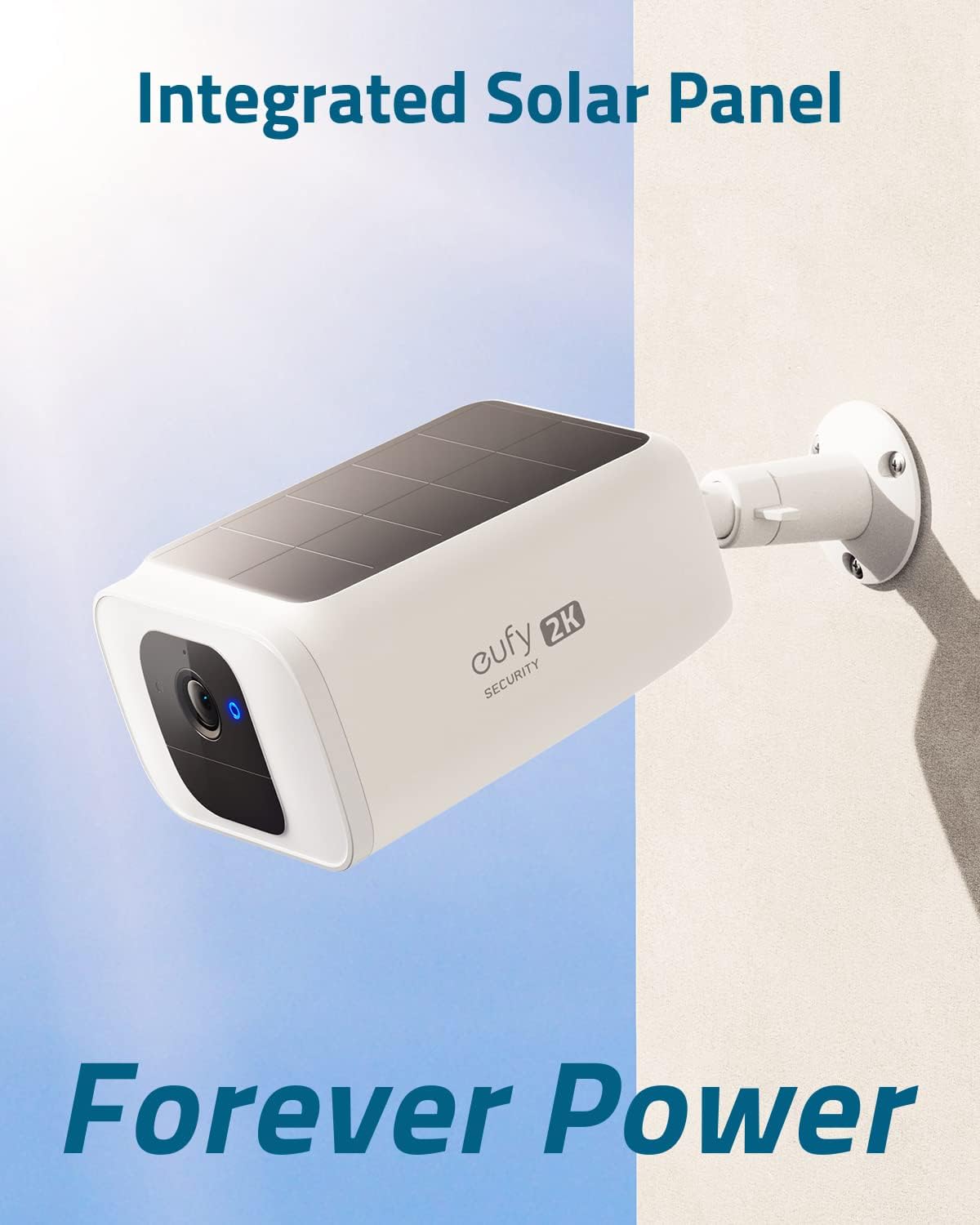 Eufy SoloCam S230 Solar-Powered 2K Outdoor Security Spotlight Camera
