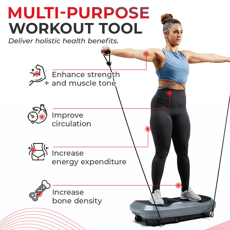 Sunny Health & Fitness 3D Vibration Platform - Your Key to Holistic Wellness