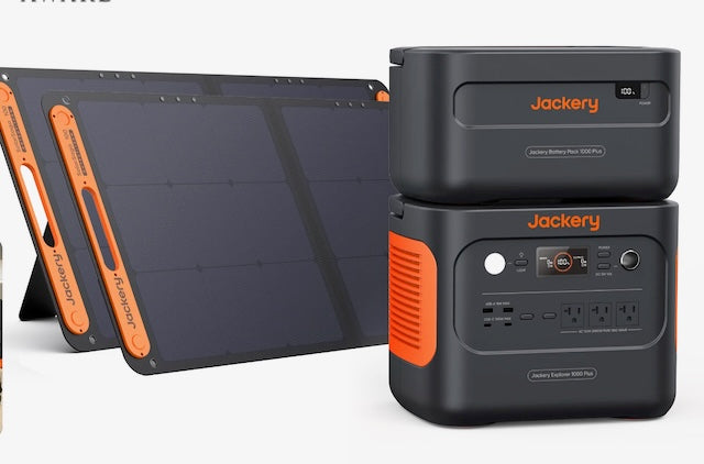 Jackery Solar Generator 1000 Plus Kit - Power Your Adventures Anywhere