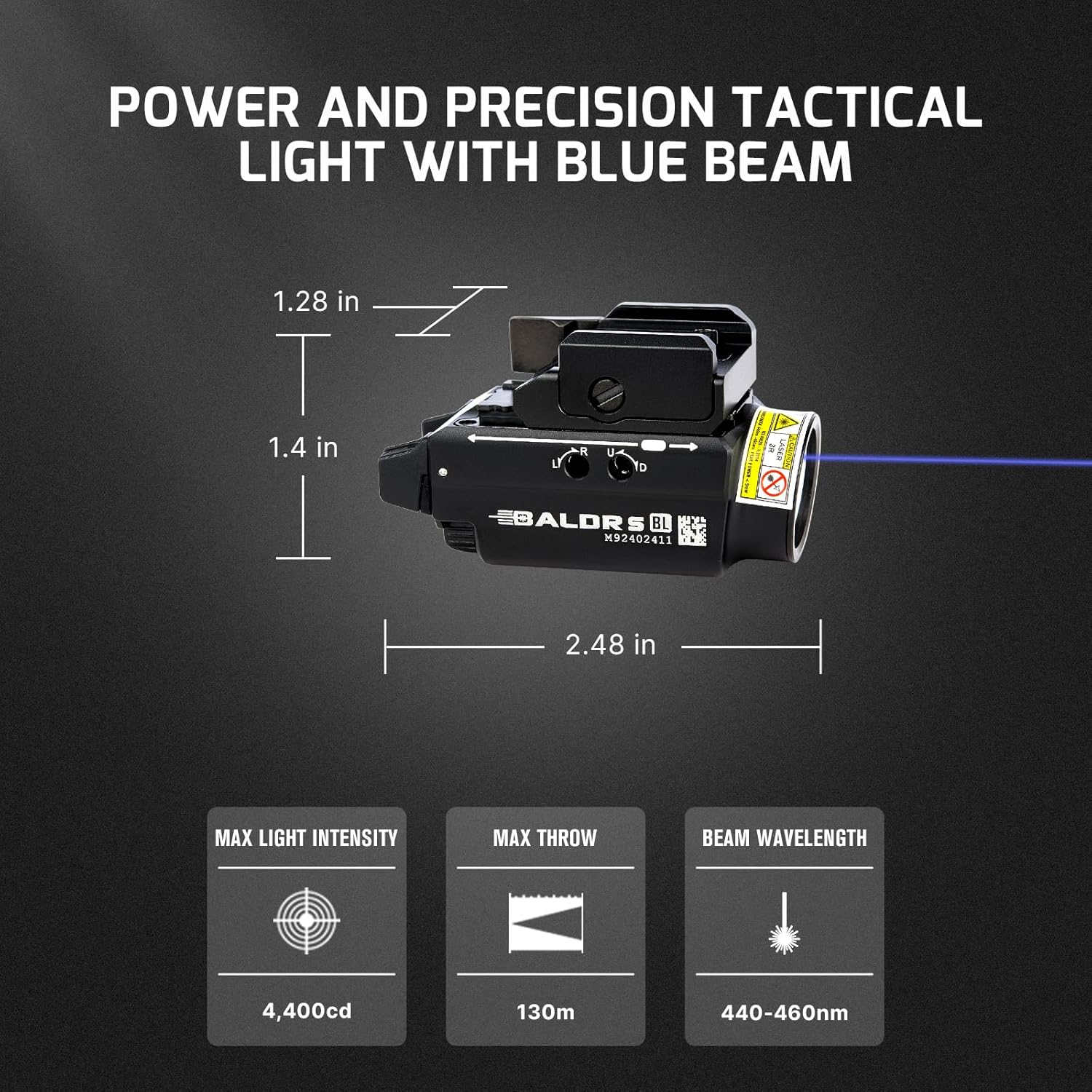 Olight Baldr S BL - The Ultimate Tactical Light