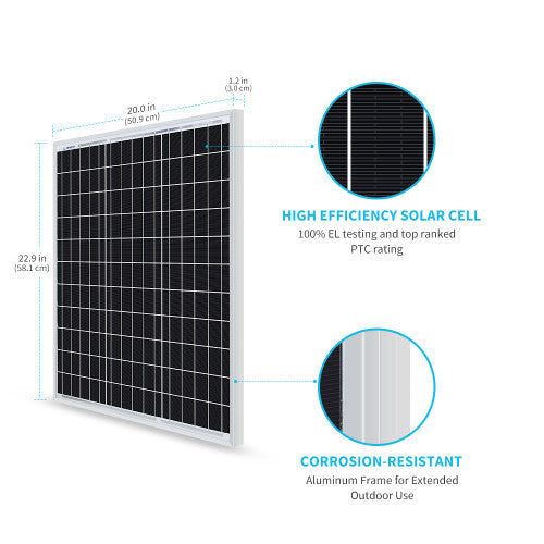Renogy 50W Compact Rigid Solar Panel - Your Green Energy Powerhouse