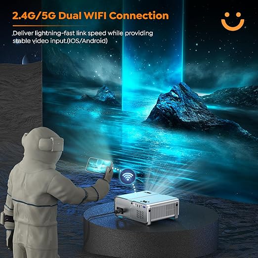 Yaber U10 SE: The Ultimate WiFi & Bluetooth Projector for Stunning Outdoor Movies and Home Theater