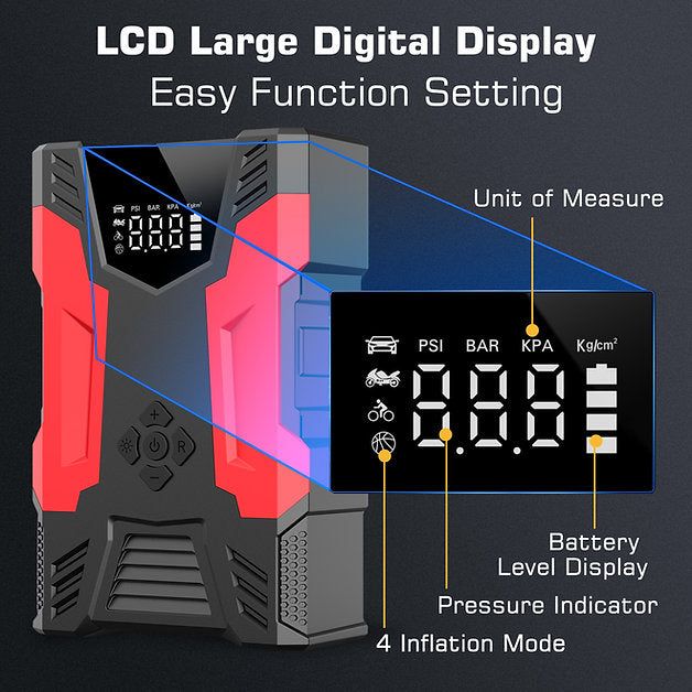 Sungale A23 All-in-One Car Jump Starter with Air Compressor