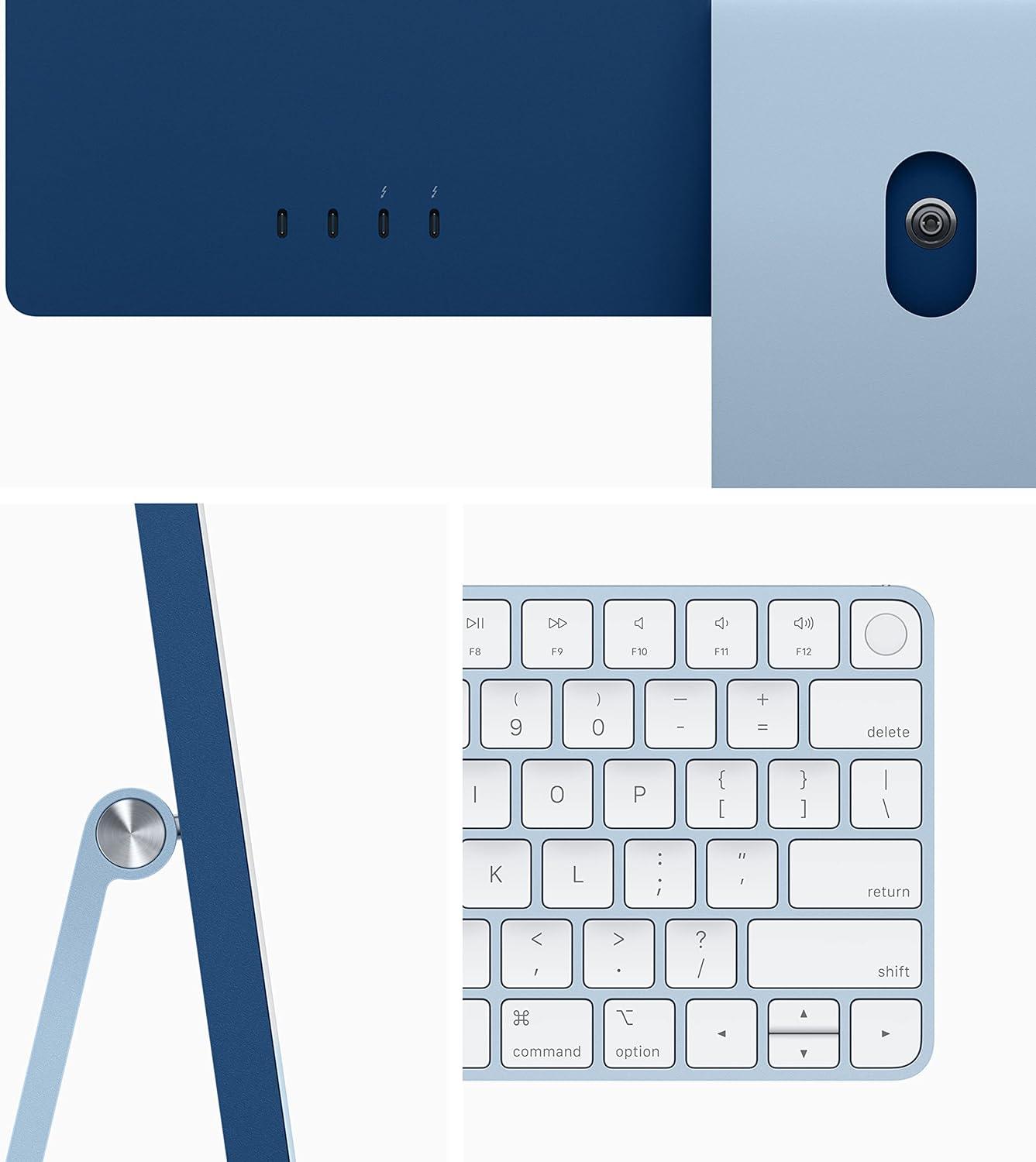 2021 Apple iMac 24 Sky Blue - High - Performance M1 Powerhouse