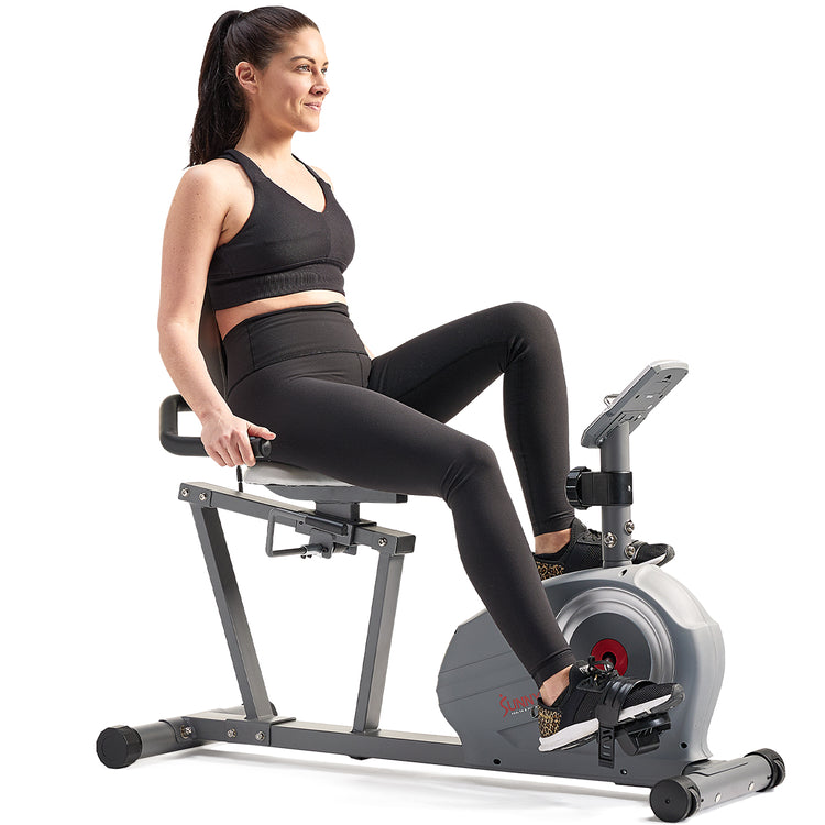 Sunny Health & Fitness Smart Recumbent Bike - Your Home Gym Essential