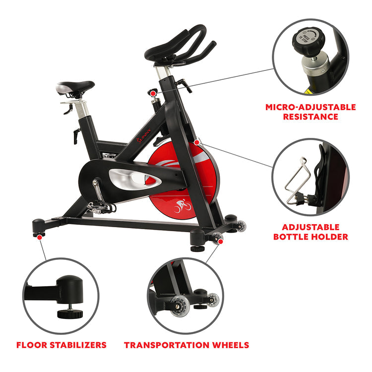 Sunny Health & Fitness Pro Indoor Cycling Bike - SF-B1714: Your Ultimate Home Workout Companion