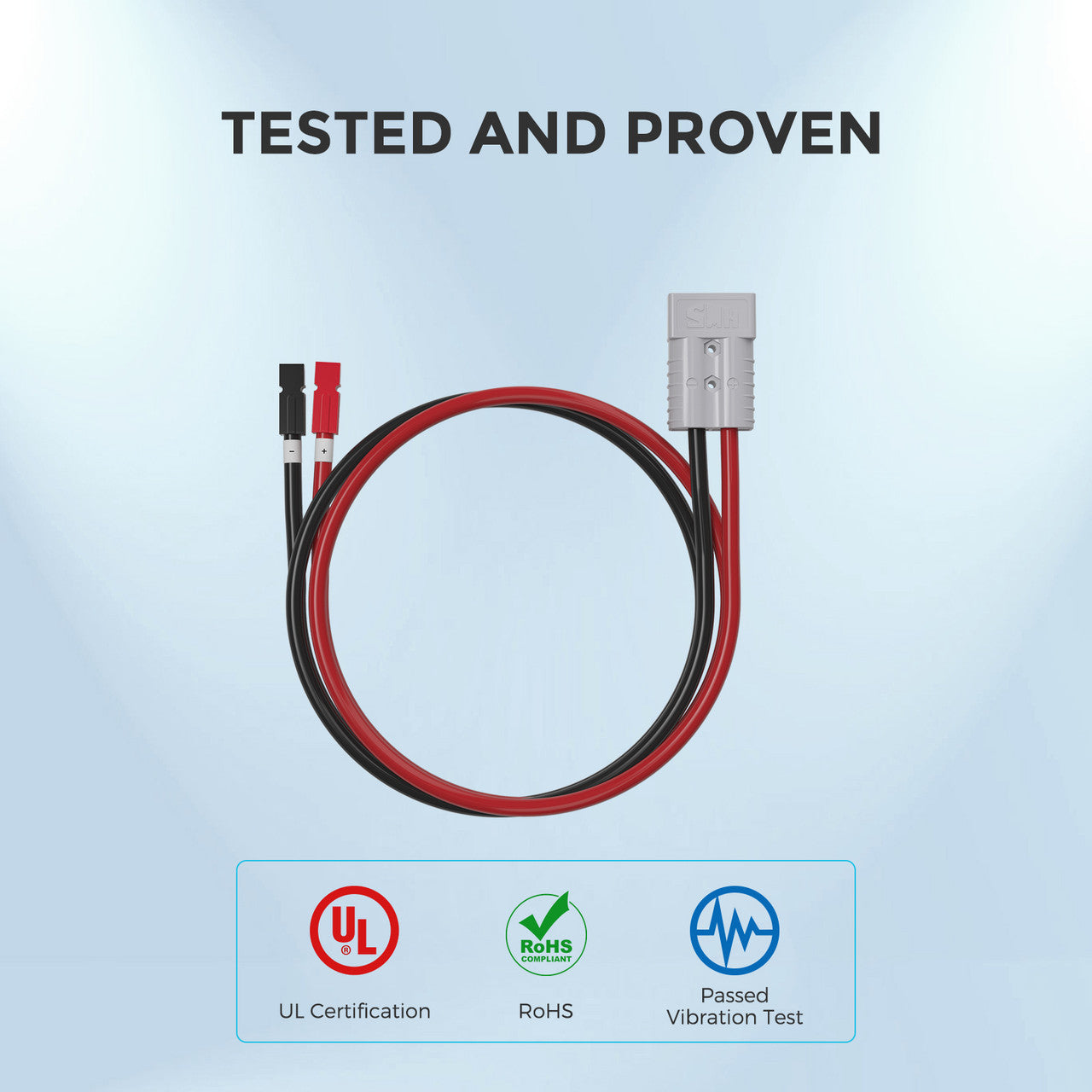 Renogy 5FT 6AWG Anderson Adapter Cable - Seamlessly Connect Your Power System