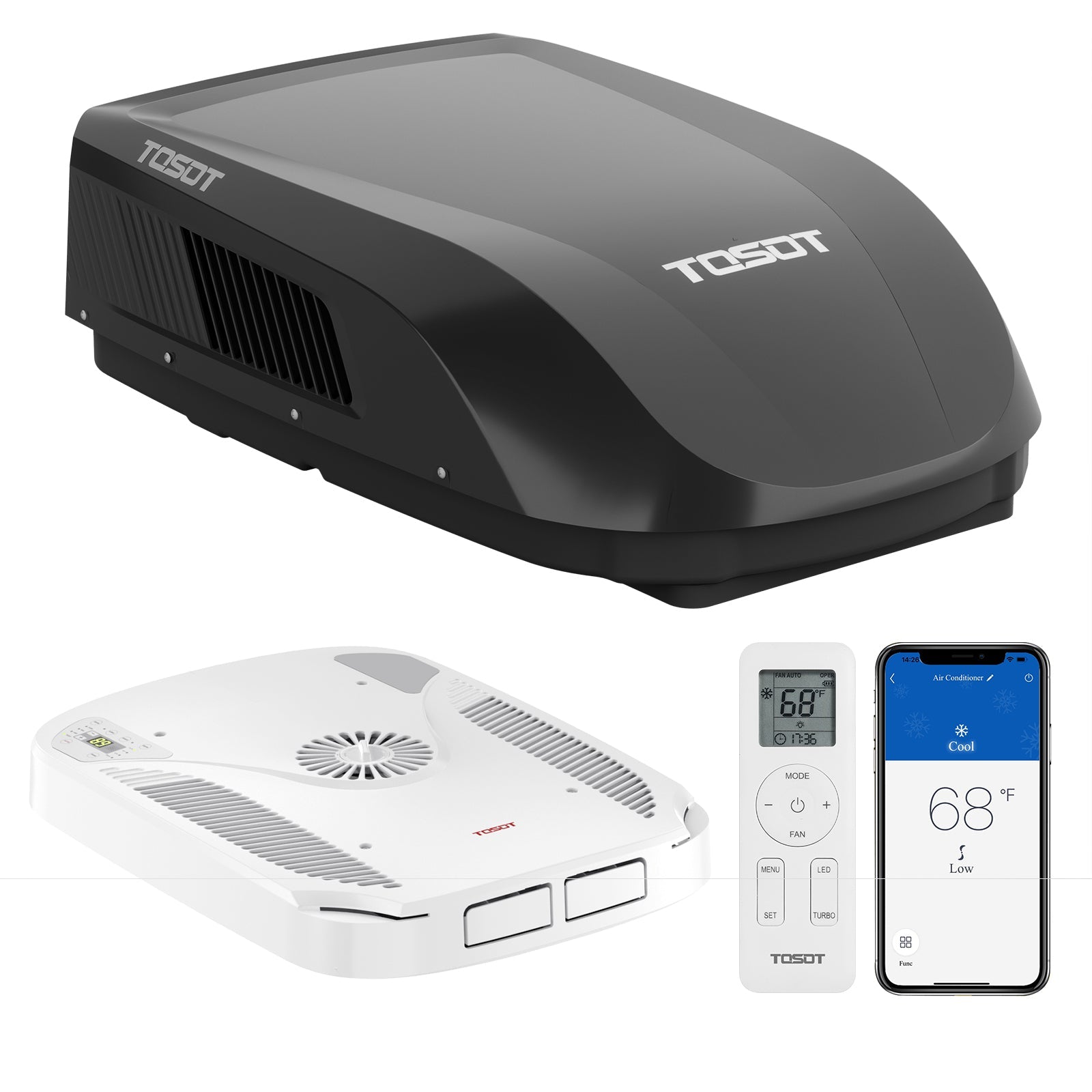 TOSOT RV 15,000 BTU Air Conditioner with Heat Pump: Your Ideal RV Cooling & Heating Solution
