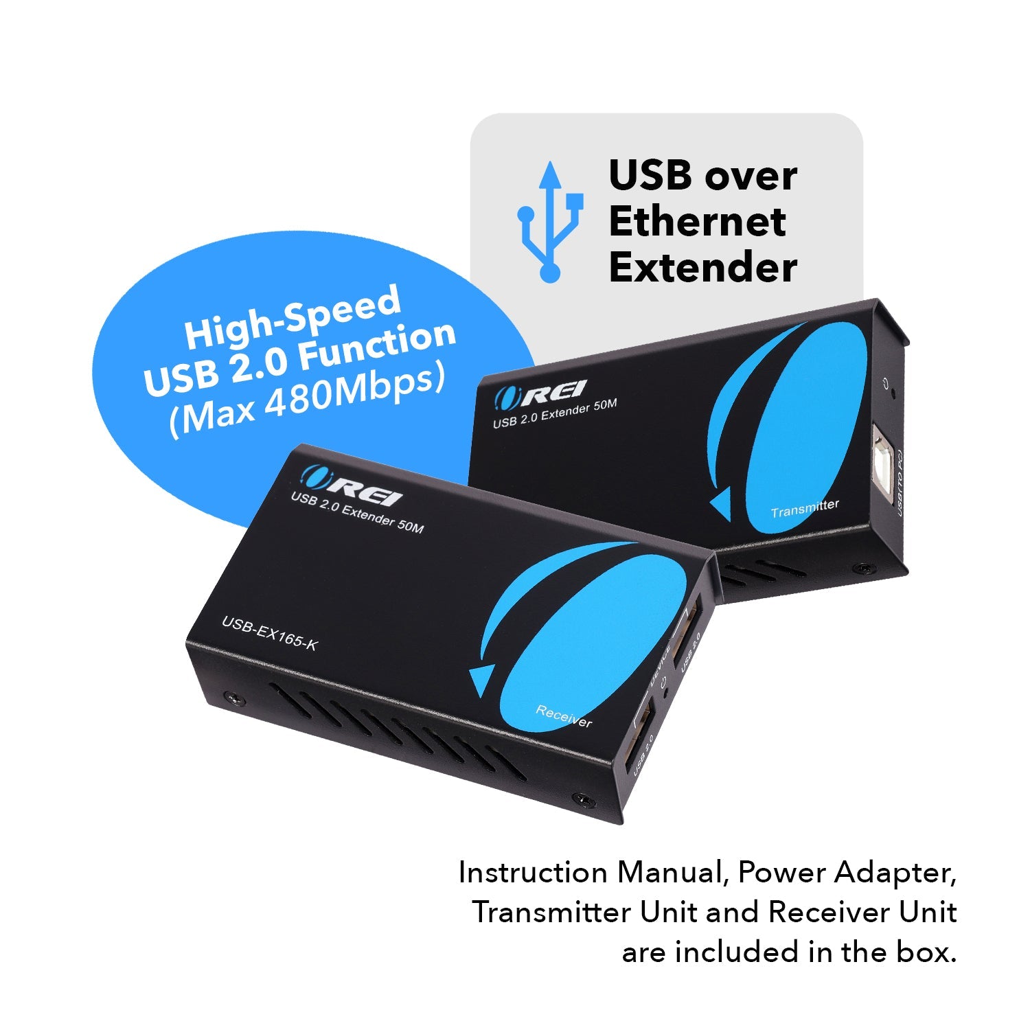 Long-Range USB Ethernet Extender - 165 Feet of Seamless Connectivity