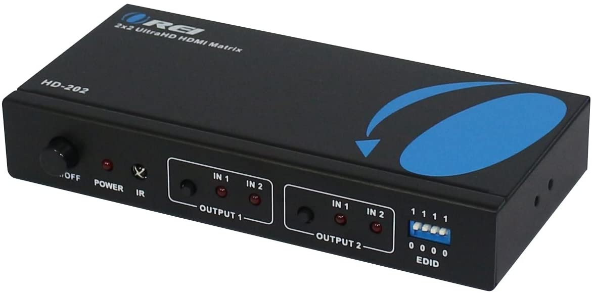 OREI HD-202 Superb 2x2 HDMI 1.4V Matrix Switch/Splitter - Effortlessly Manage Your HDMI Signals!
