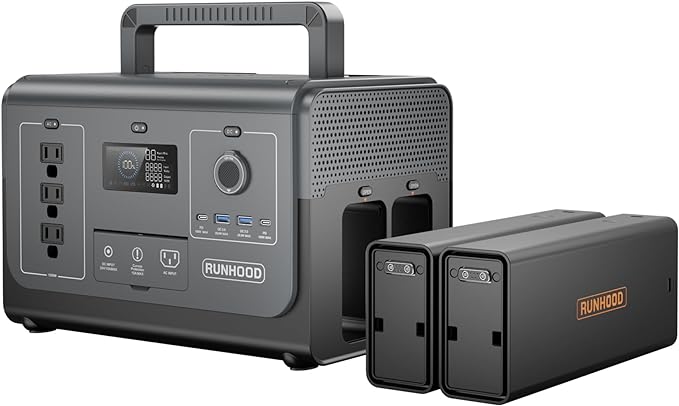 Runhood RALLYE 1200 PRO Powerhouse Bundle with 100W Solar Panel