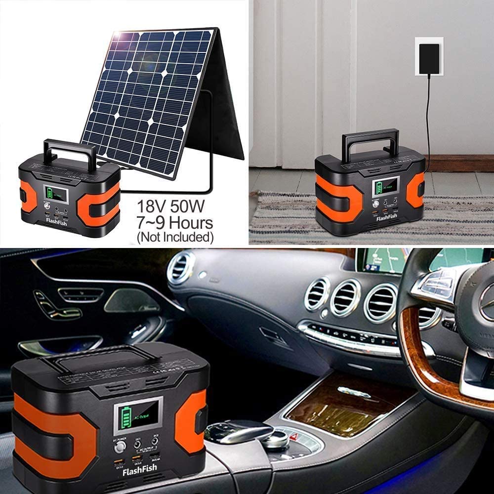 Flashfish EA150 200W Peak Powerhouse - Your Ultimate Camping & Emergency Power Solution