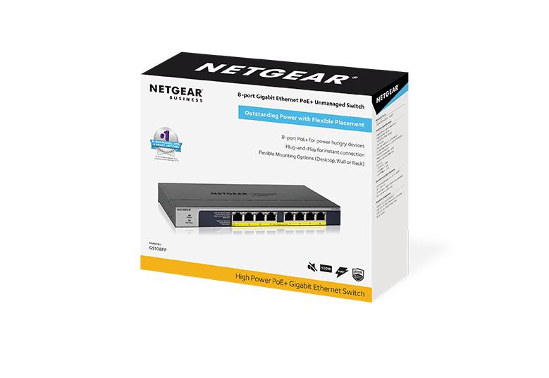 NETGEAR 8-Port PoE+ Switch: Power Your Devices with Ease