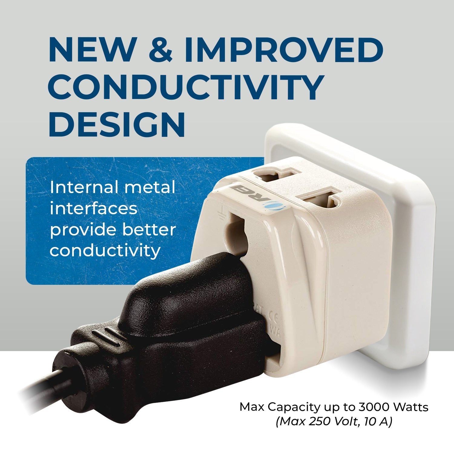 OREI DB-5 Japan & Philippines Travel Adapter: Compact 2-in-1 Type B