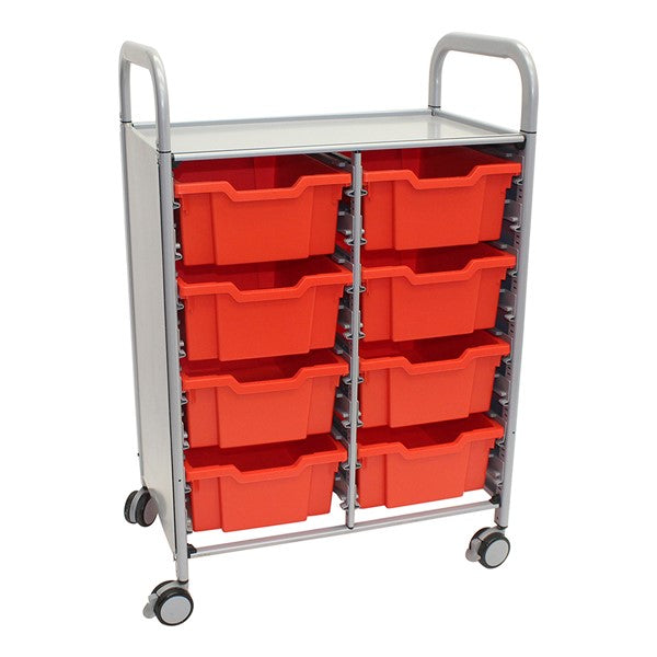 Gratnells Callero Double Metal School Supply Organizer Cart
