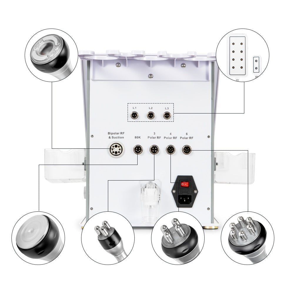 Advanced Body Sculpting System: 6-in-1 80k Cavitation with Vacuum RF