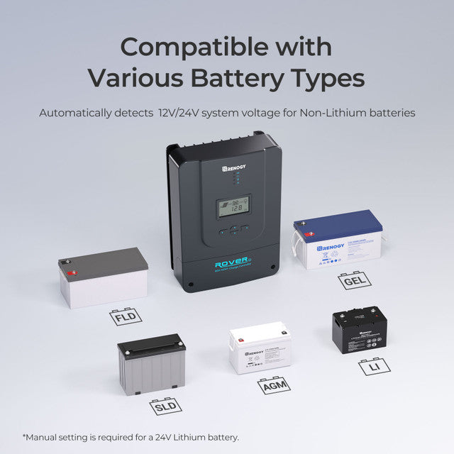 Renogy Rover Li 60 Amp MPPT Solar Charge Controller - Power Up Your Solar Setup