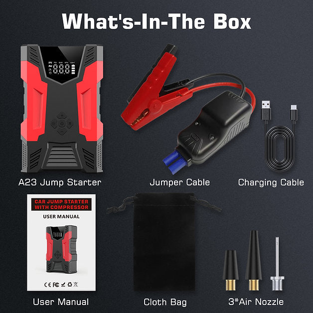 Sungale A23 All-in-One Car Jump Starter with Air Compressor