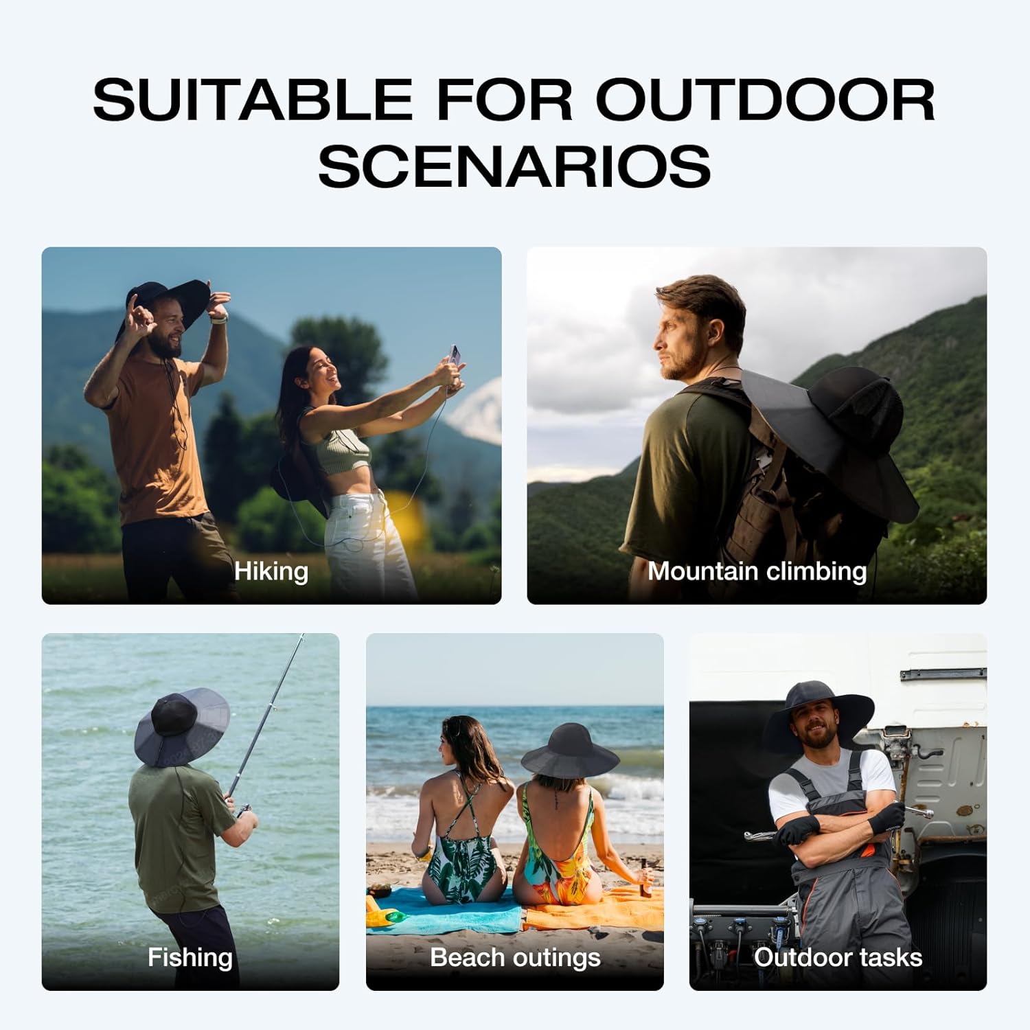 EcoFlow Solar-Powered Adventure Hat
