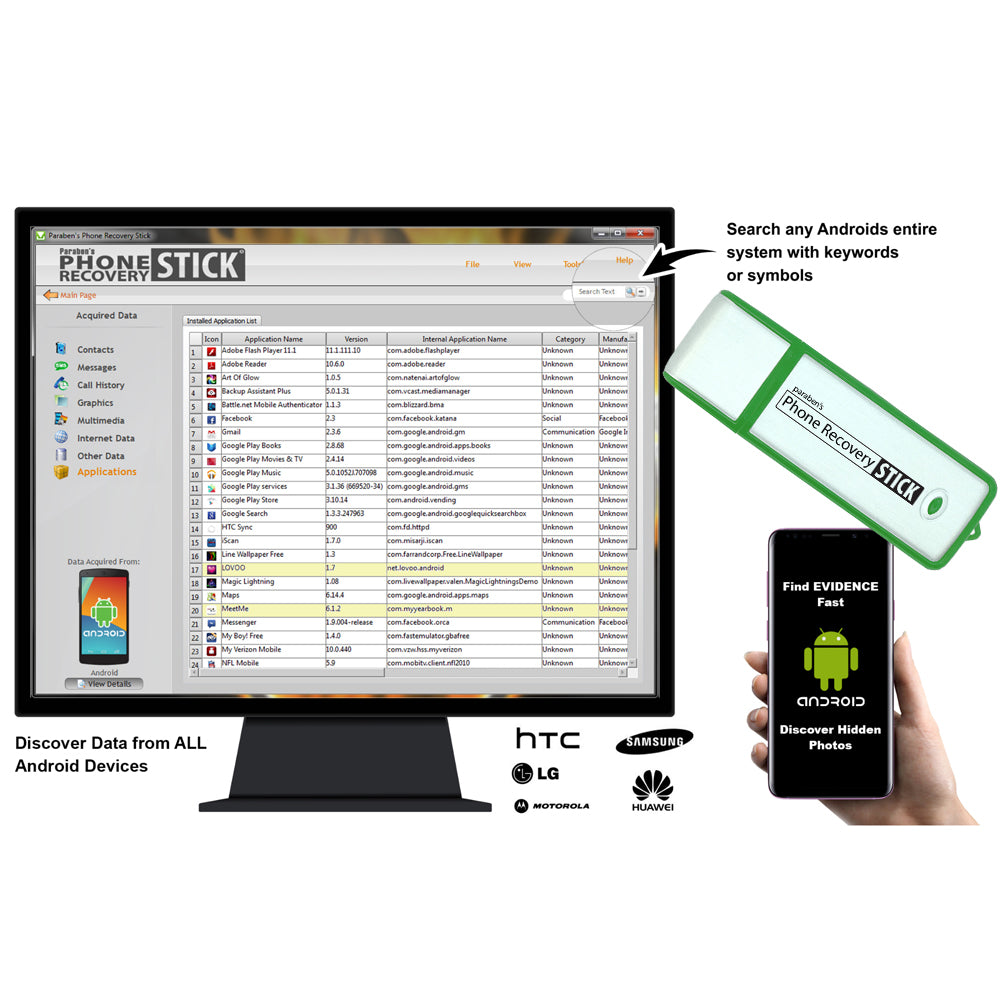 Android Data Recovery Pro: PBN - TEC Phone Recovery Stick