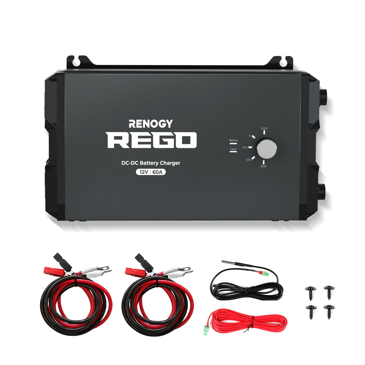 Renogy REGO 12V DC-DC Battery Charger - Your On-the-Go Power Solution