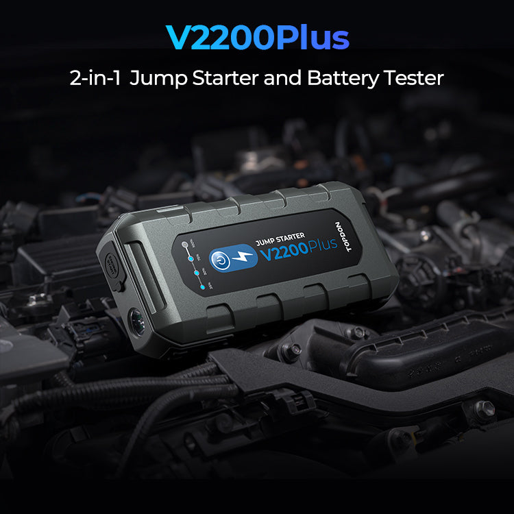 TOPDON V2200Plus: Your Ultimate Vehicle Jump Starter and Battery Tester