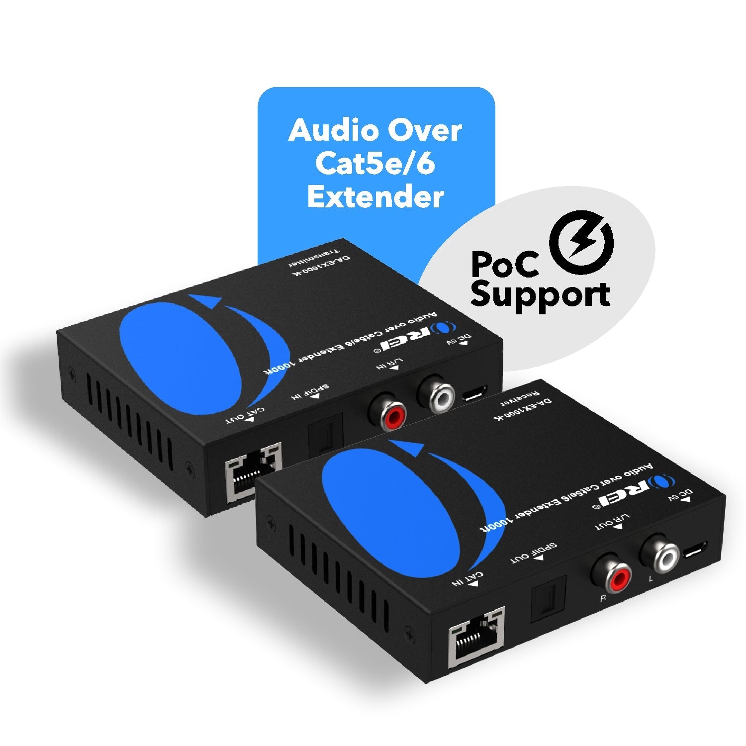 OREI DA-EX1000-K Digital Audio Extender - Expand Your Audio Experience Up to 1000 Feet