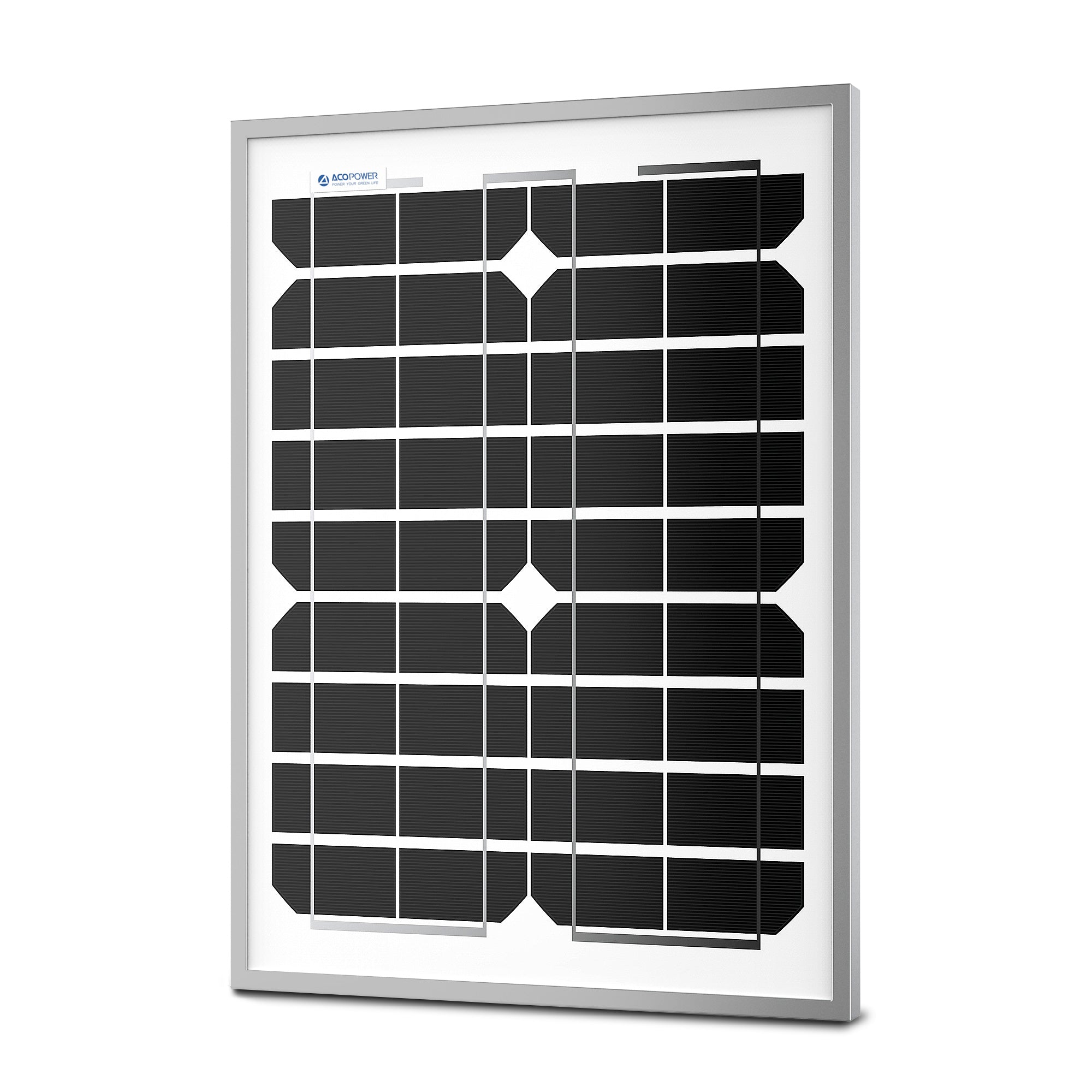 Acopower 20W Monocrystalline Solar Panel for Off-Grid Systems